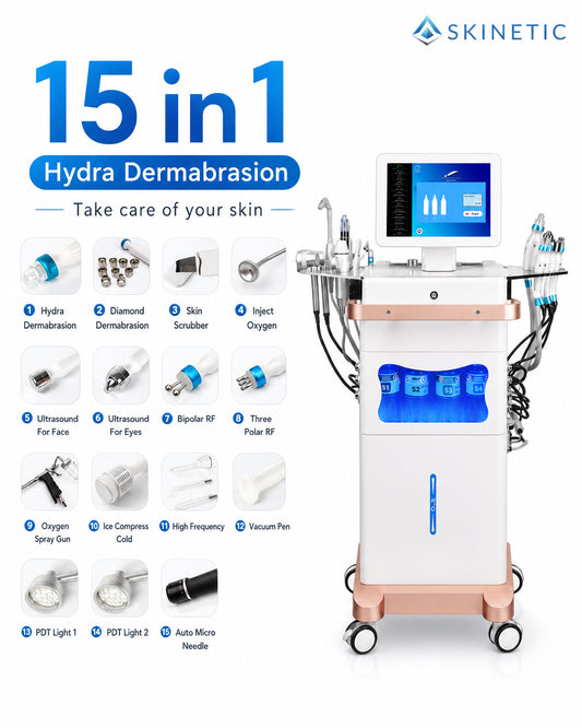 15 in 1 Hydra Facial Machine With Heavy Motor