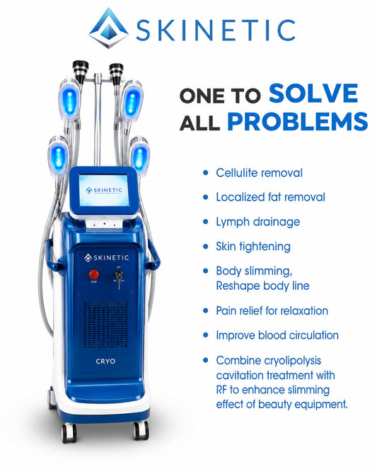 360° Cryolipolysis Slimming Machine - Fat Reduction & Body Contouring | CRYO + Lipo Laser + 40K Cavitation + Body RF + Face RF
