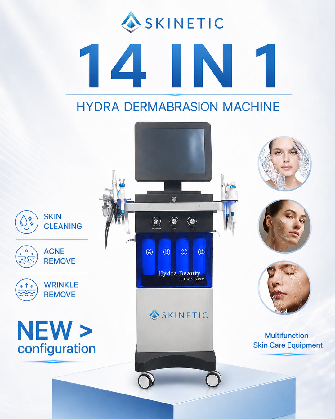 14 In 1 Hydra Dermabrasion Facial Machin