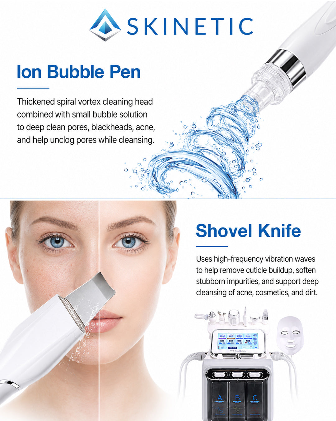 7 In 1 Hydrafacial Machine ( Double Motor)