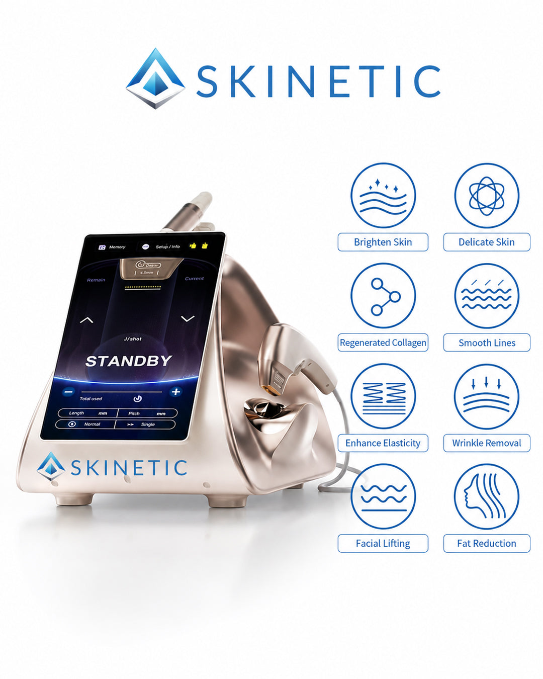 12D HIFU Skin Tightening & Face Lifting Machine
