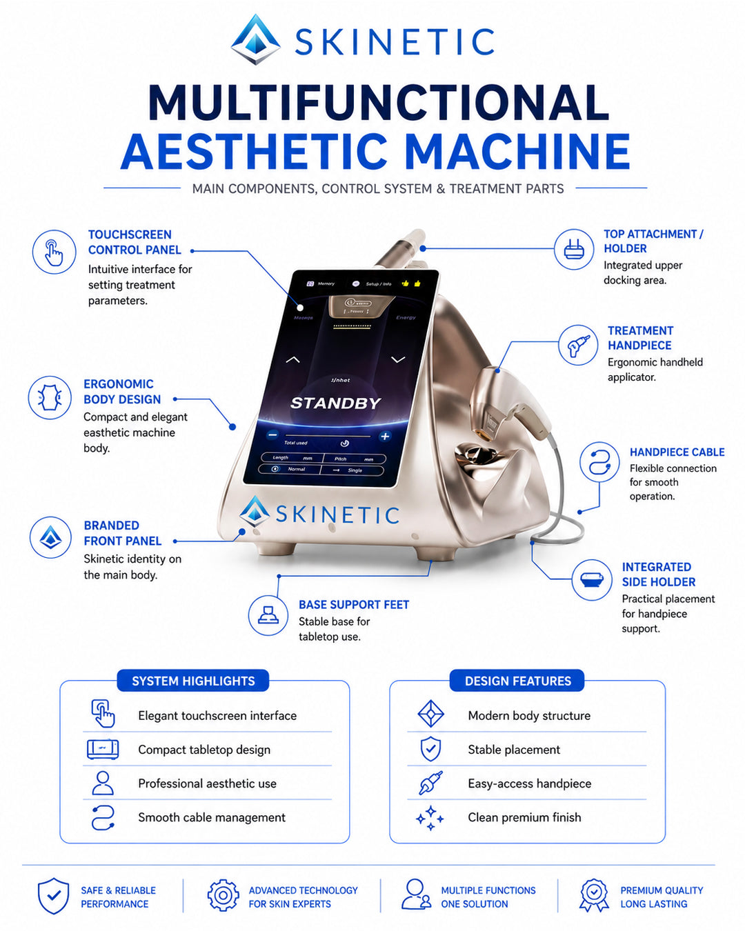 12D HIFU Skin Tightening & Face Lifting Machine