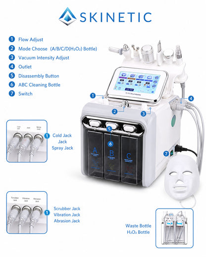 7 In 1 Hydrafacial Machine ( Double Motor)