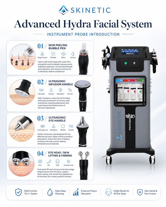 10 in1 Vertical Hydrafacial Machine